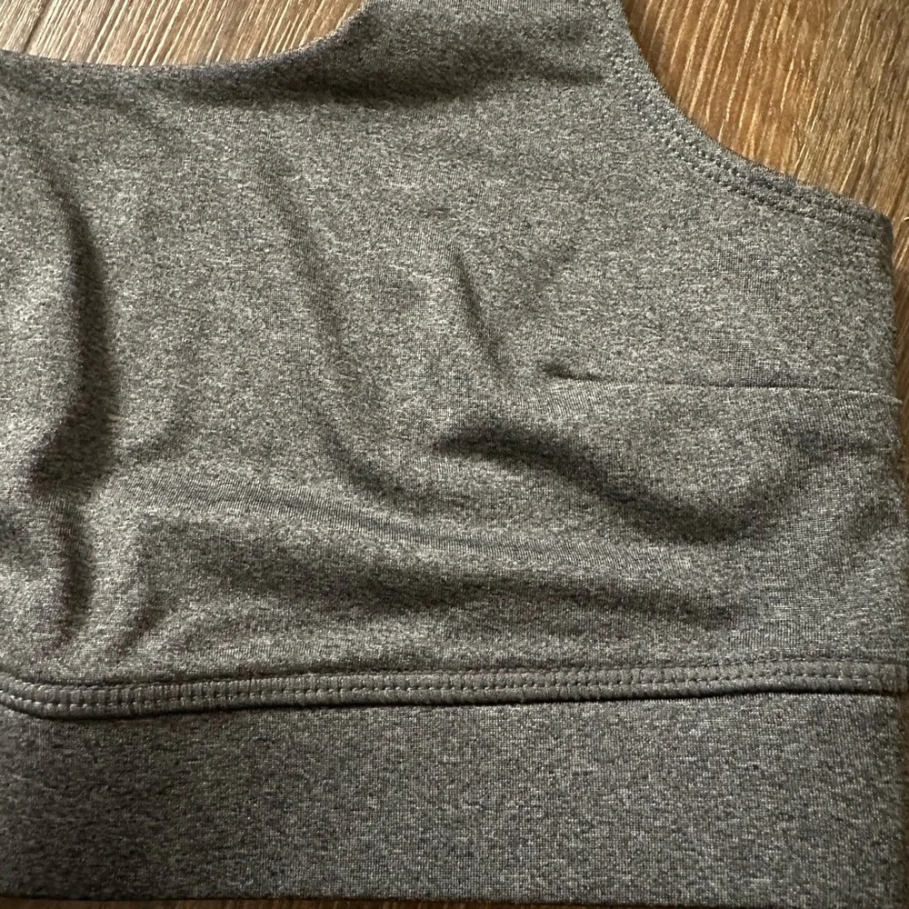 JENNI Square Neck Bralette Gray Size Medium - Picture 4 of 5